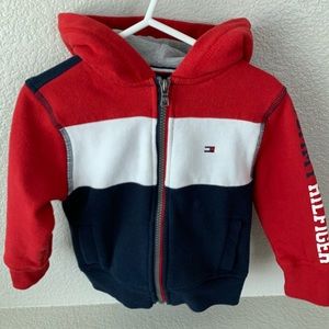Tommy Hilfiger boy’s zip up hoodie sweater